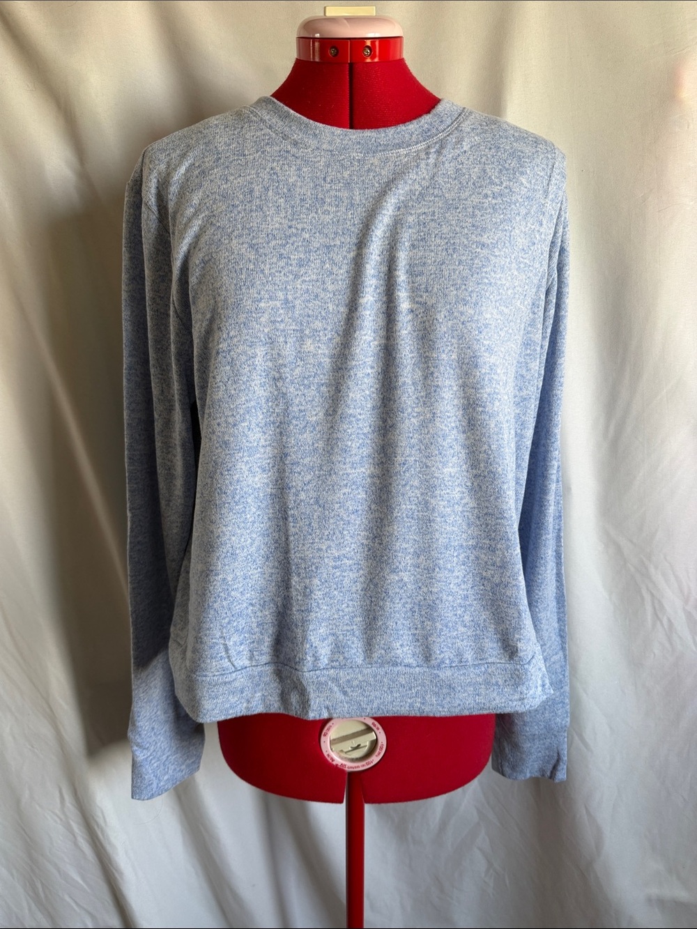 Light Blue Women's Nursing Crewneck Sweater - Everyday Essential